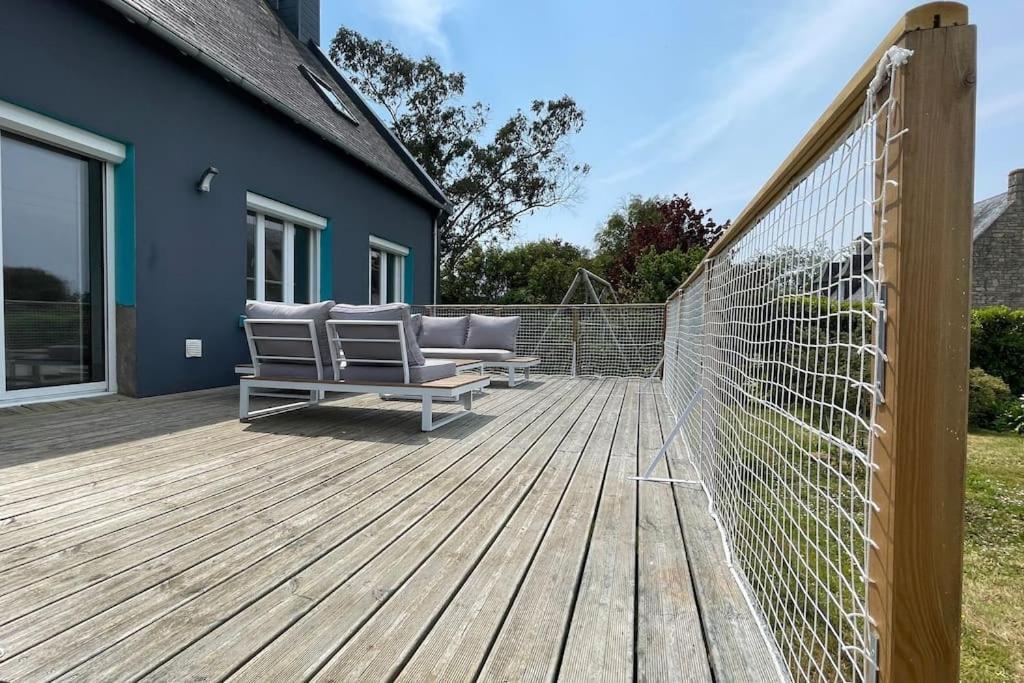 Ti Glas - La Maison Bleue Lanvéoc Exteriér fotografie