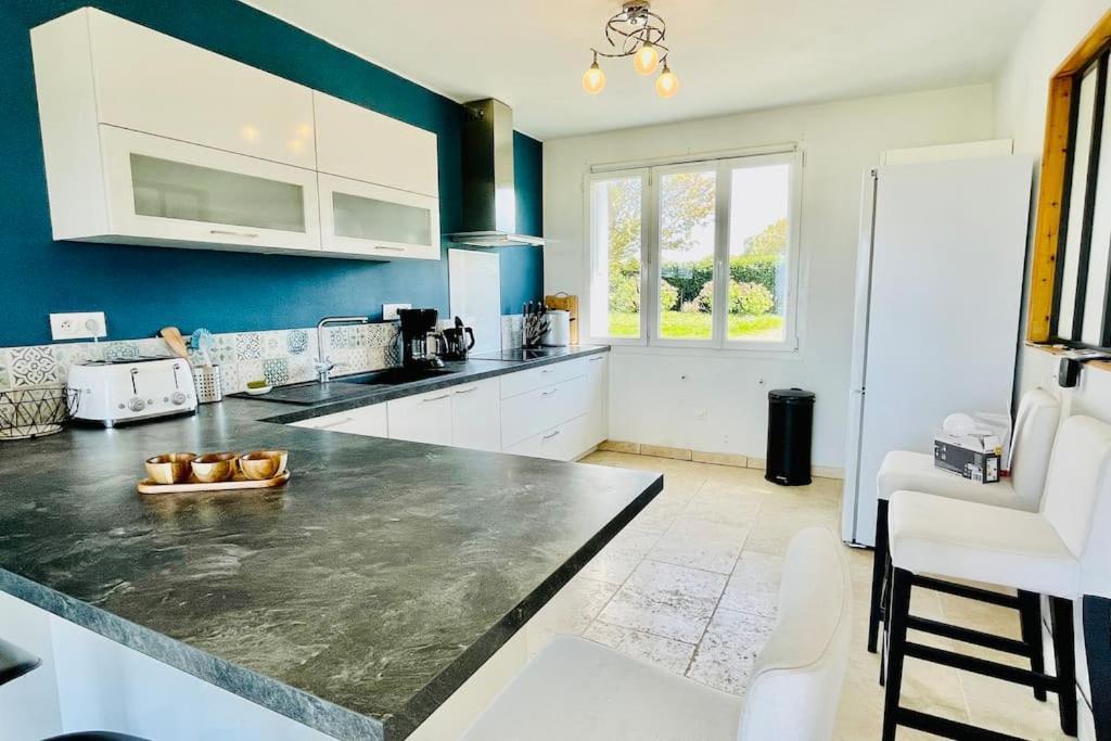 Ti Glas - La Maison Bleue Lanvéoc Exteriér fotografie